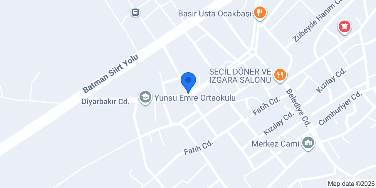 Hizmet Eczanesi konumu