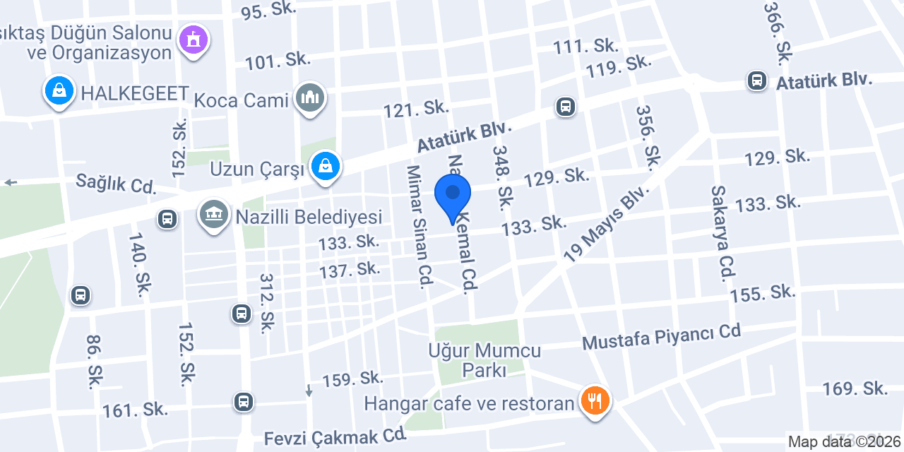 Tınaz Pide Salonu konumu