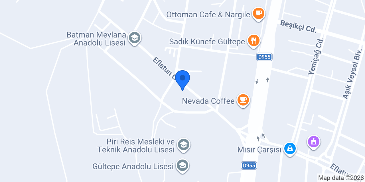 Antik Döner konumu