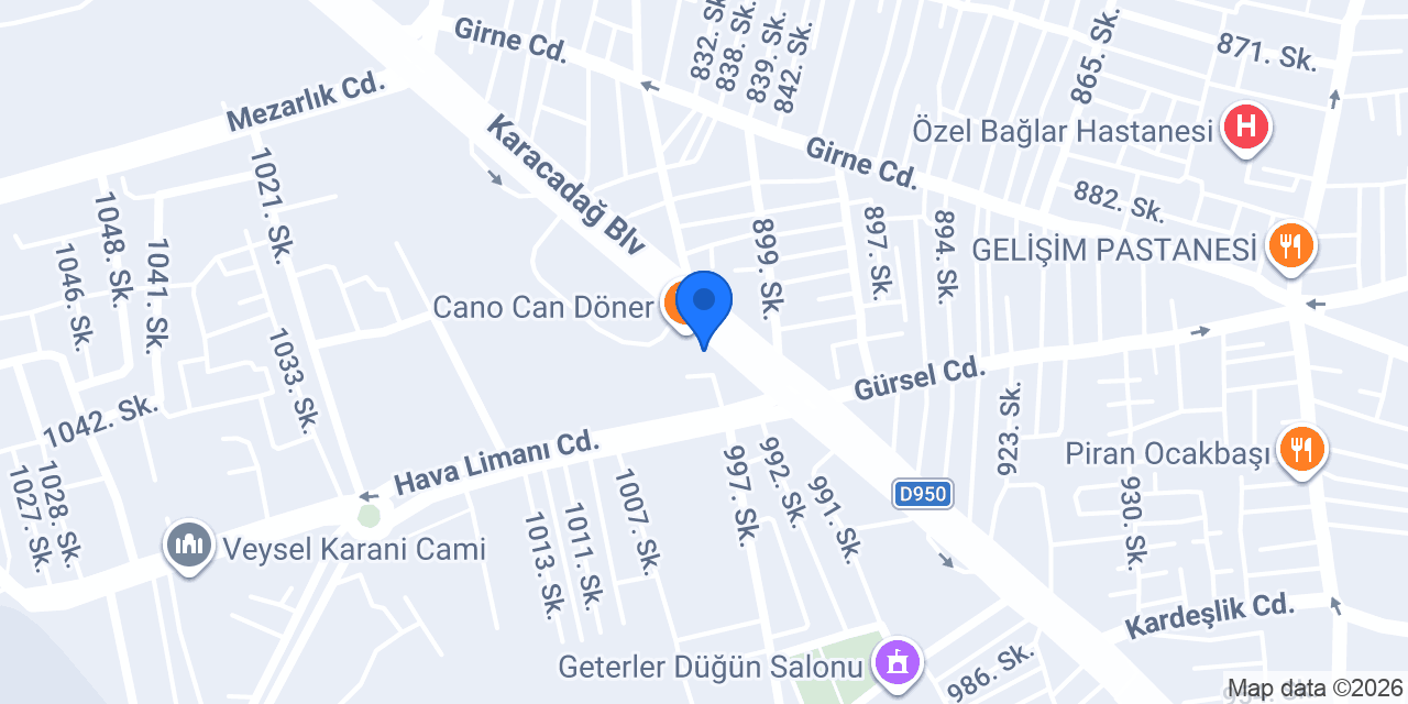 KYC KANATLI VETERİNER KLİNİĞİ konumu