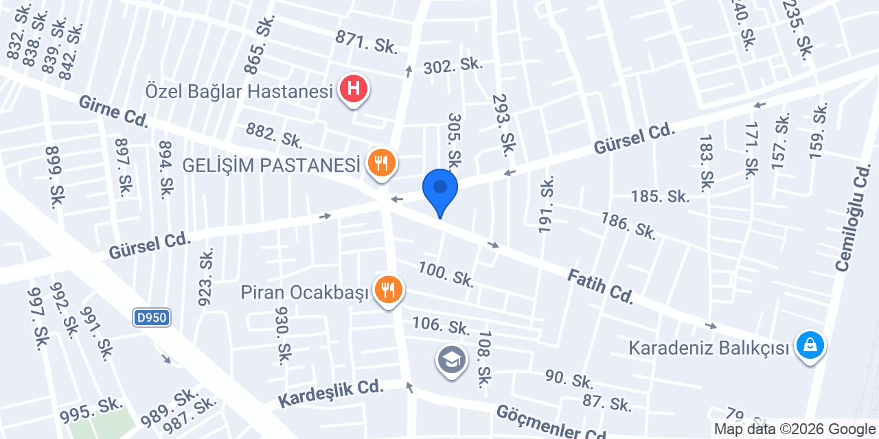 Diyar Kuru Temizleme konumu