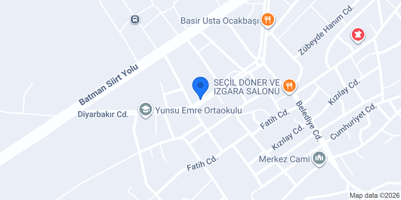Özel Öz Beşiri Sürücü Kursu konumu