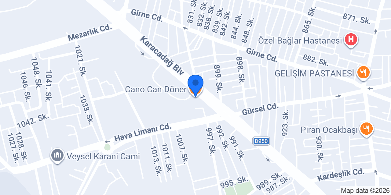 Cano Can Döner konumu