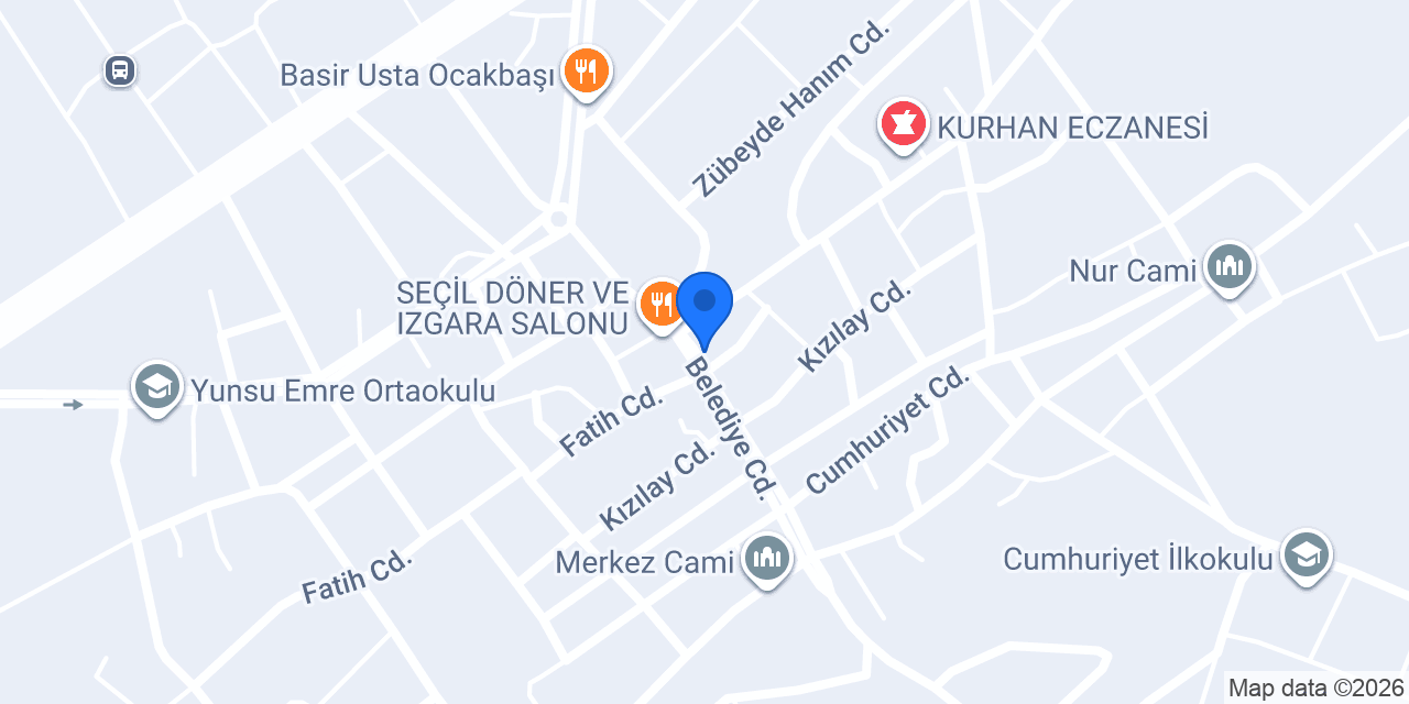 Dilan Mert Sürücü Kursu konumu