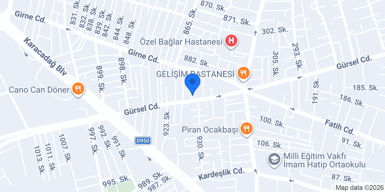 Amed sıhhı tesisat konumu