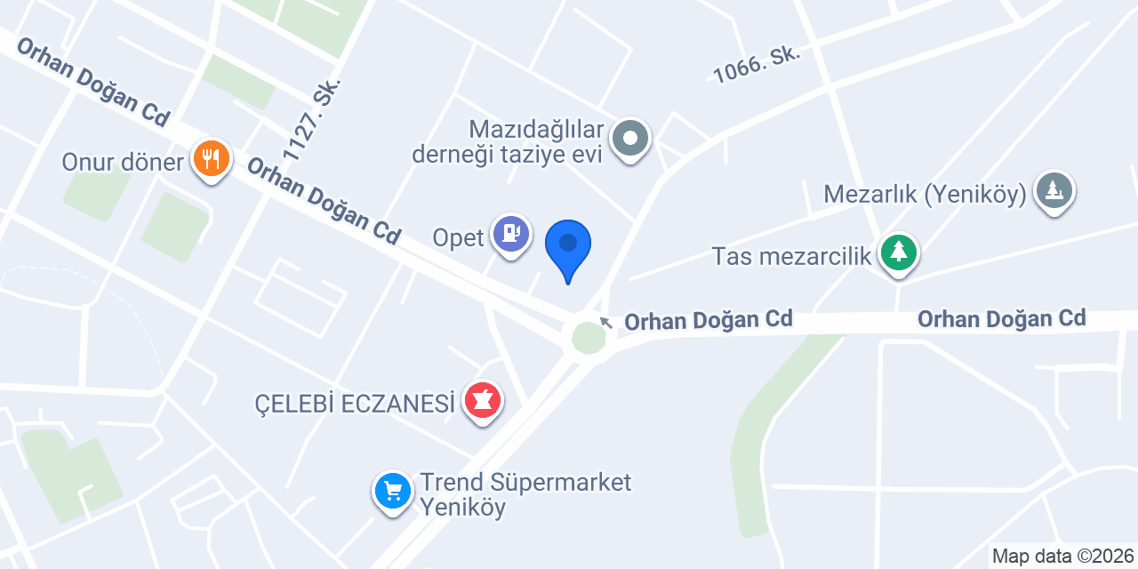 Hocaoğlu Ticaret konumu