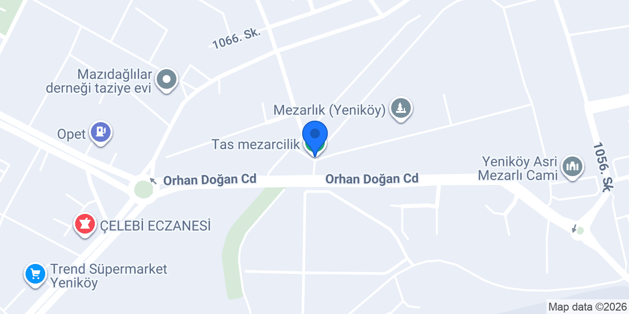Tas mezarcilik konumu