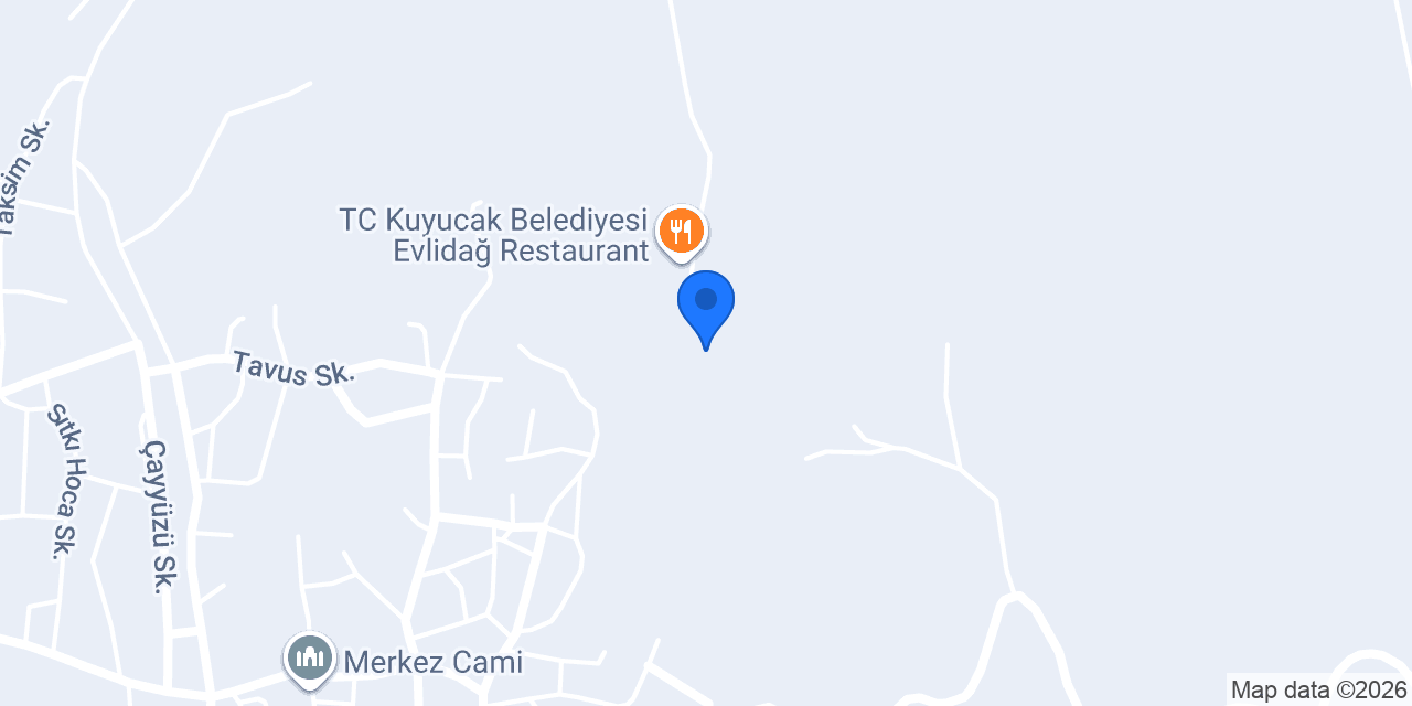 Evlidağ Camping-Restaurant-Cafe İşletmesi konumu