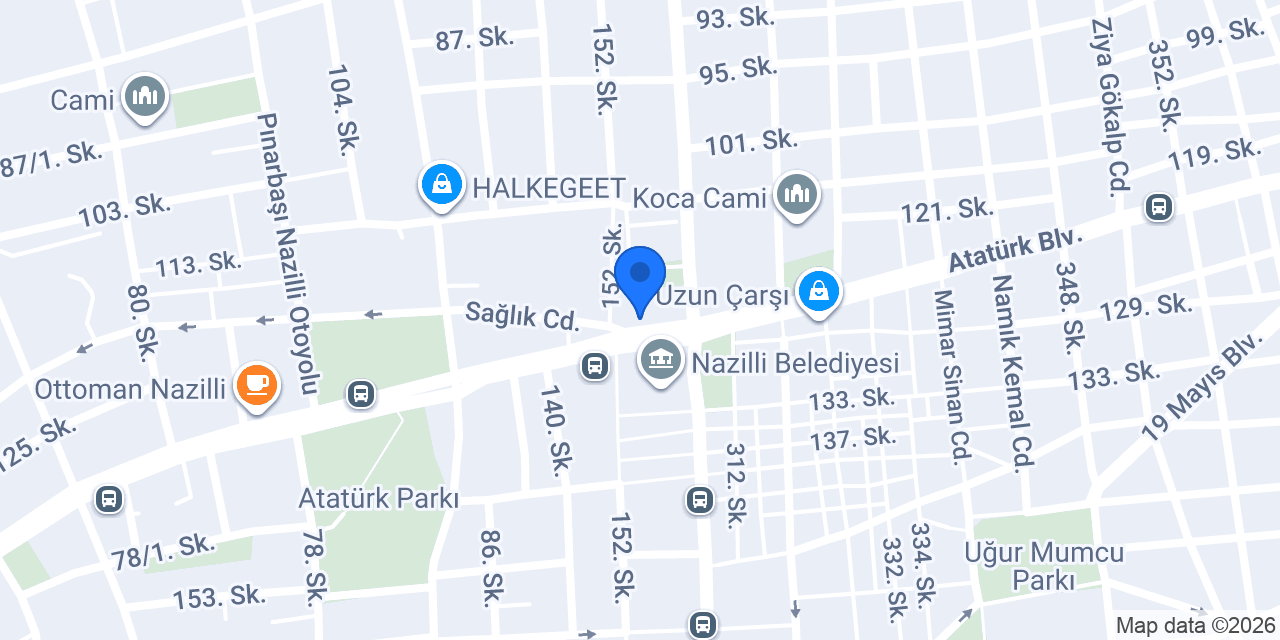 Merkez Cam konumu