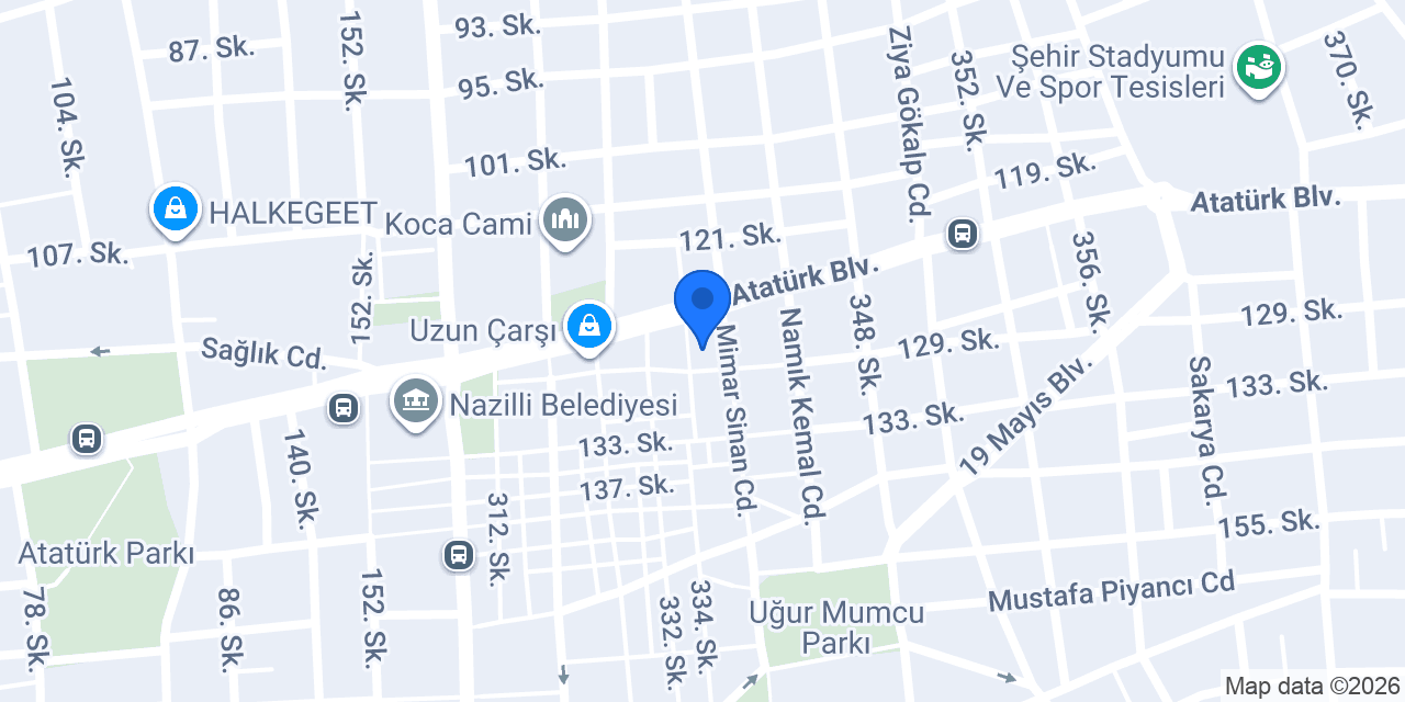 Bilge Sürücü Kursu konumu