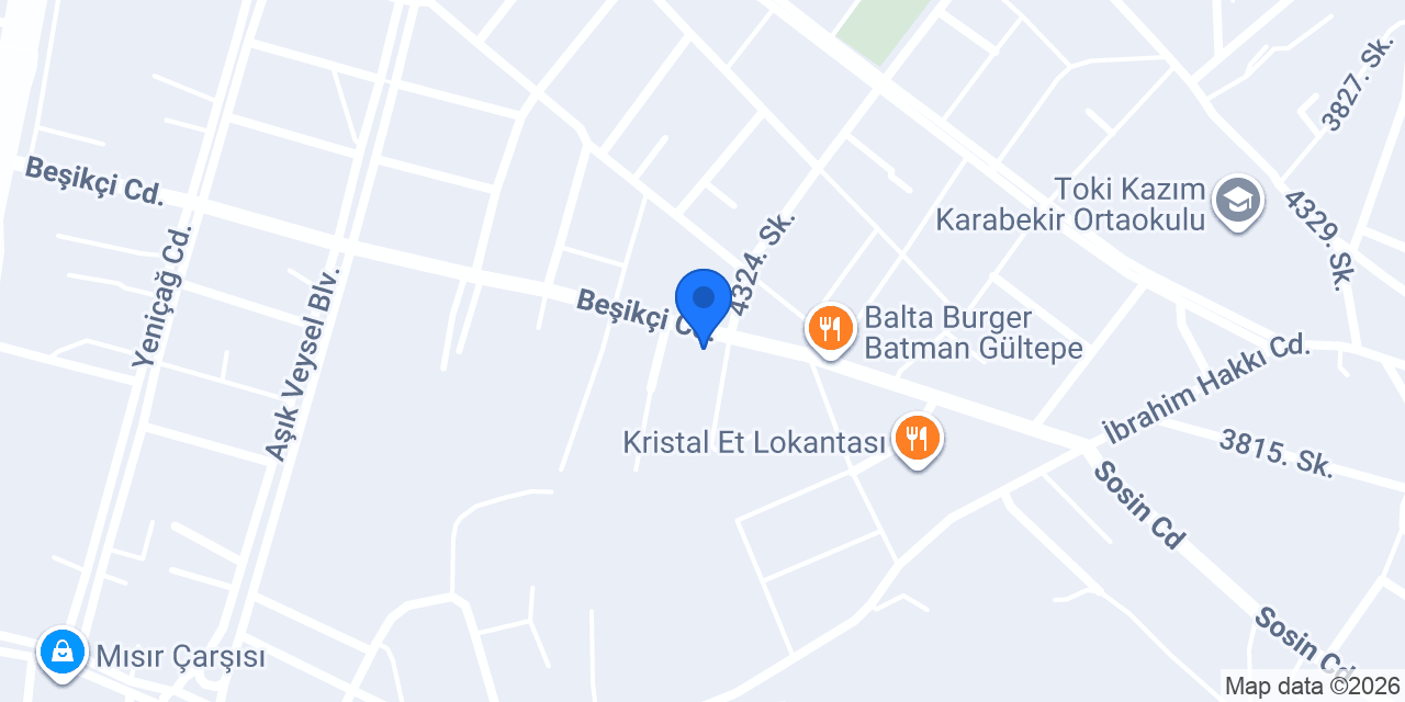 SUN OPTİK konumu