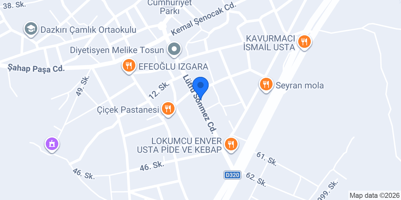 Acıgöl Sürücü Kursu konumu