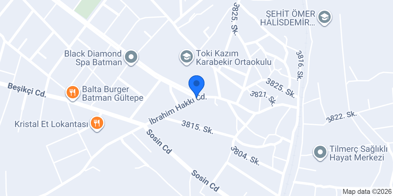 Av. Evin ÇİFTÇİ-BATMAN konumu