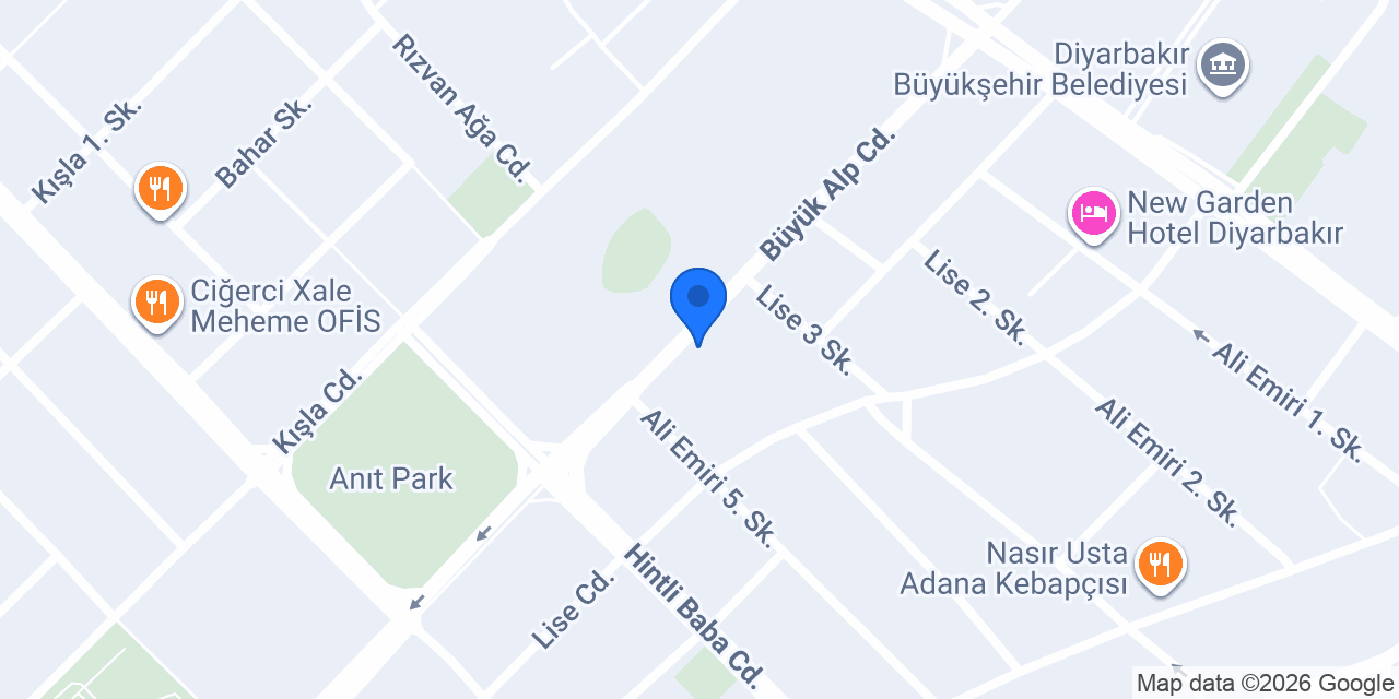 QNB Diyarbakır Ofis Şubesi konumu