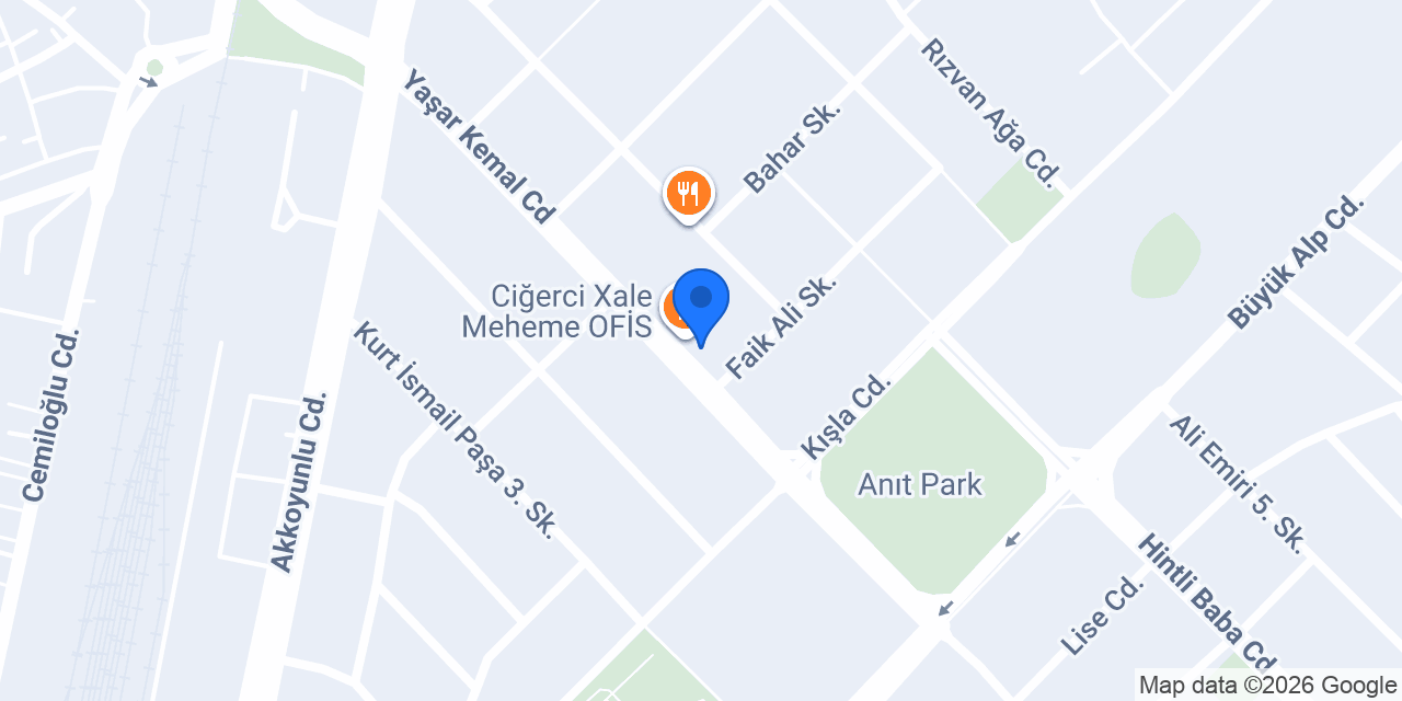 Bayhan & Hattapoğlu Hukuk Bürosu konumu
