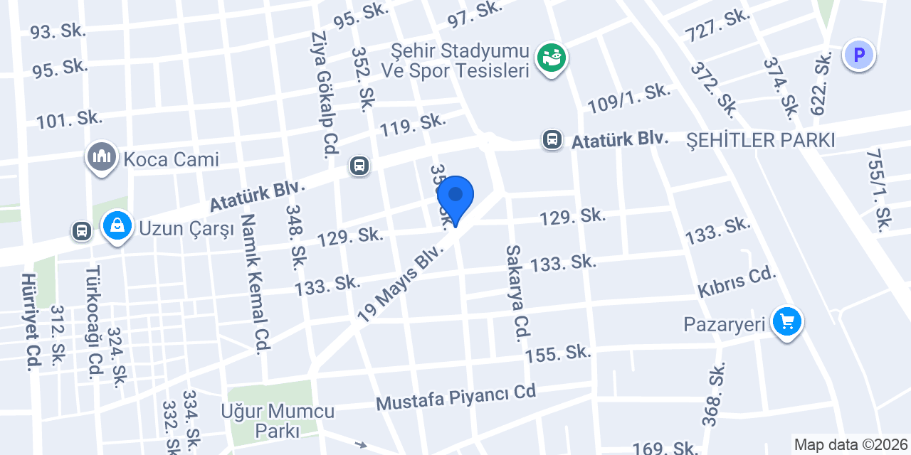 Tüfekci motor Nazilli konumu