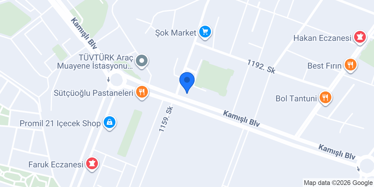Elit Oto Aksesuar konumu