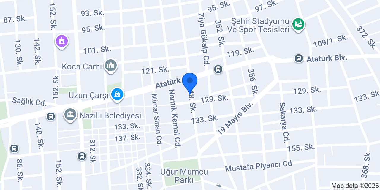 Ada Emlak Nazilli konumu