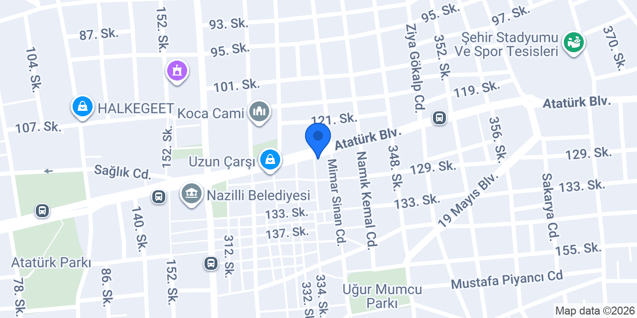 Nazilli kalp konumu