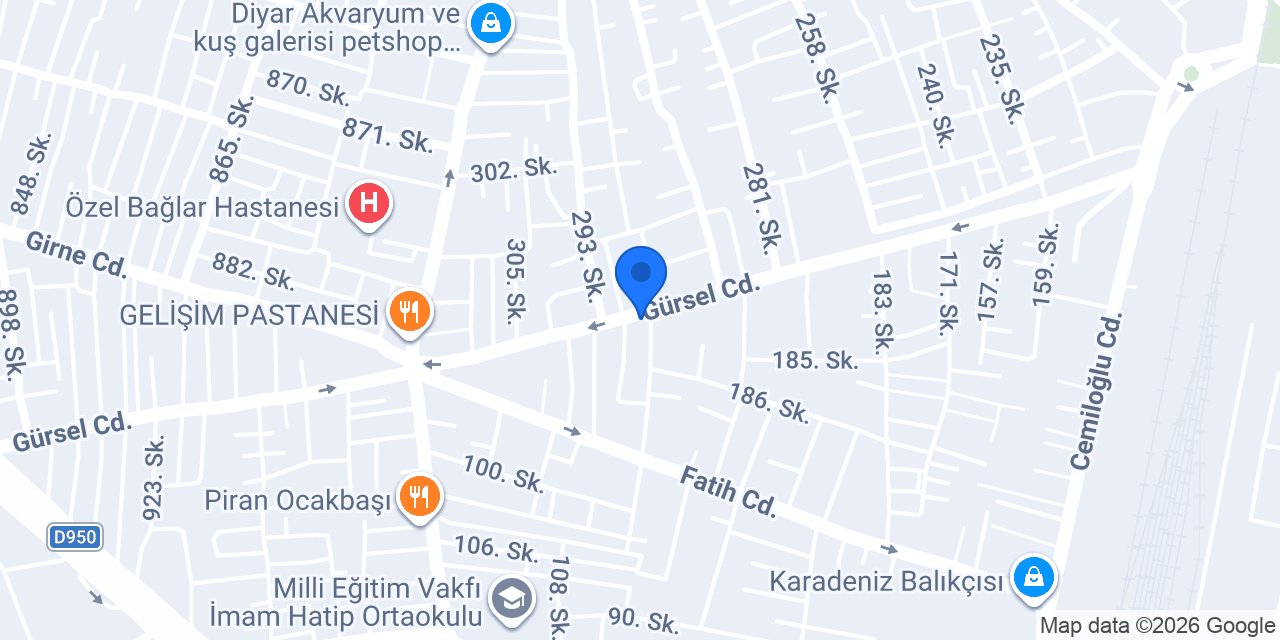 Değişim Büro Mobilyaları konumu