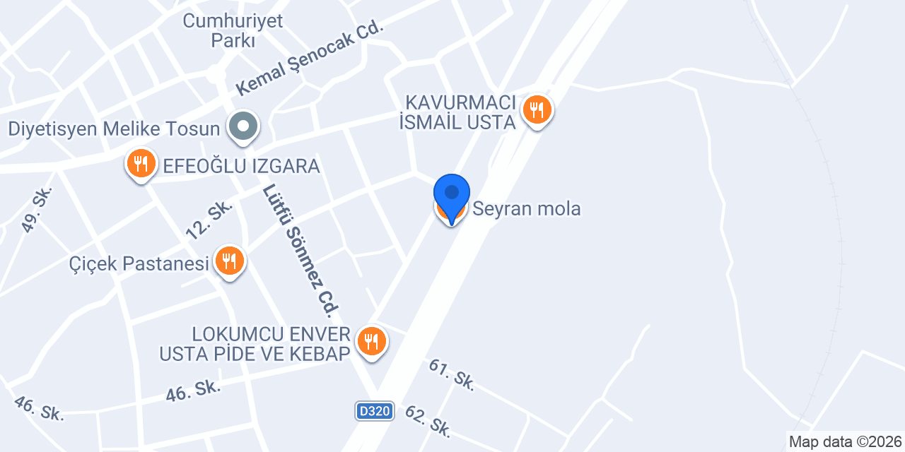 Seyran mola konumu