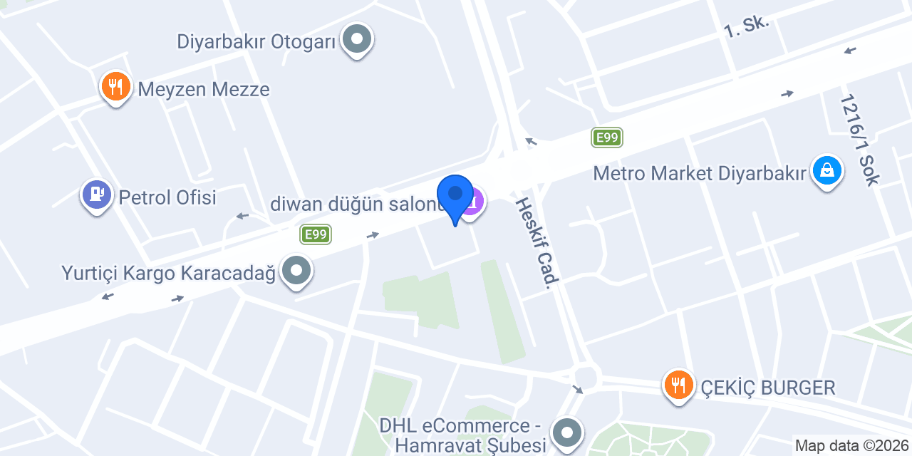 Vakıf Katılım Karacadağ Şubesi konumu
