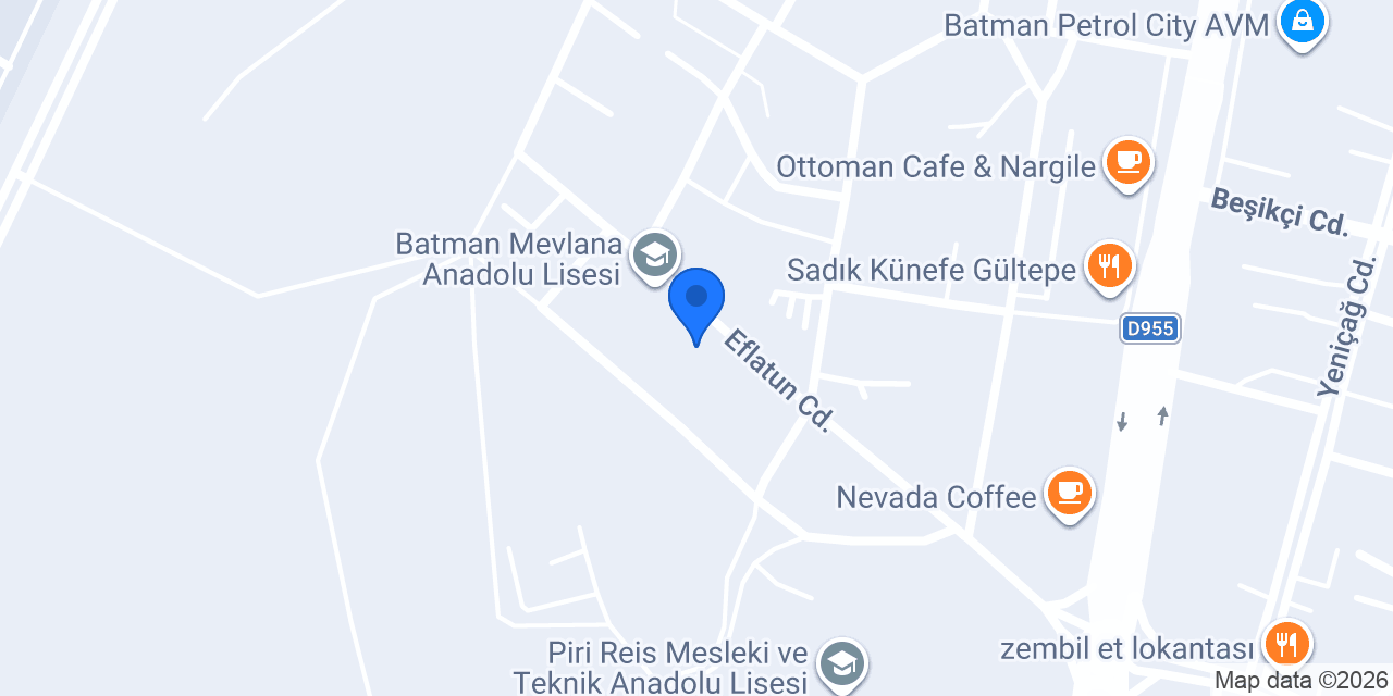 Siesta Çiğköfte konumu