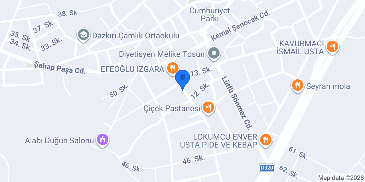 ATAY TİCARET-MUAMMER ATAY konumu