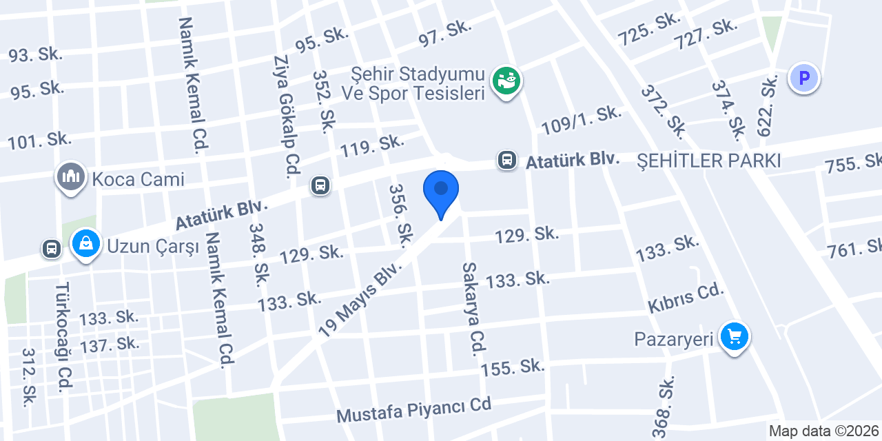 ÖZTÜRK Çelik Kapı konumu