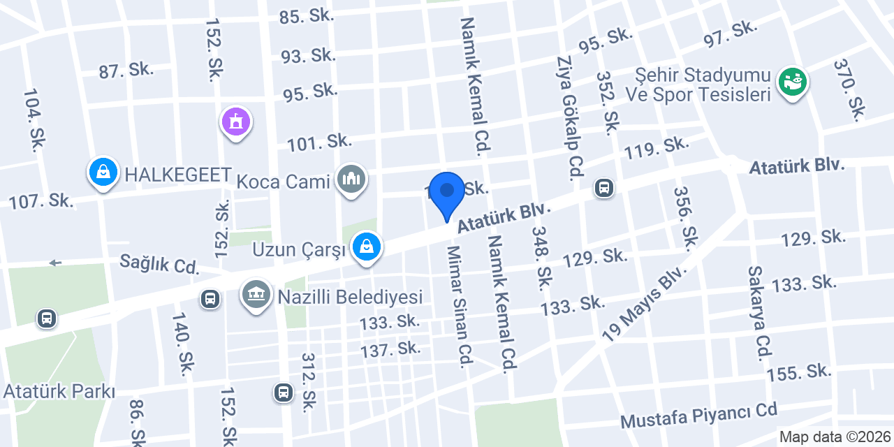 Özel İMPLAMER NAZİLLİ Ağız Ve Diş Sağlığı Polikliniği konumu