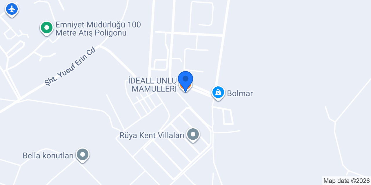 İDEALL UNLU MAMULLERİ konumu
