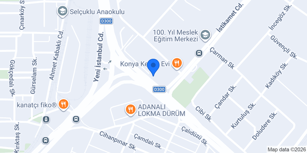 Grand Millennium Konya Hotel konumu