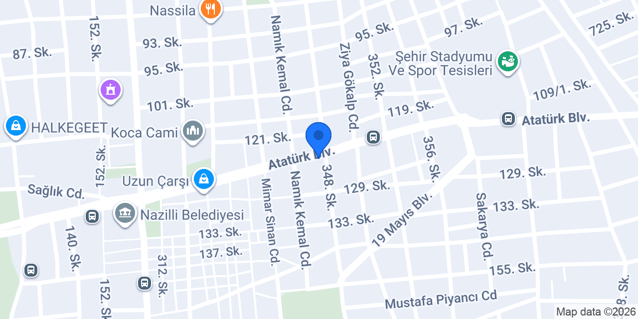 Diş Hekimi Batuhan Şenyüz konumu