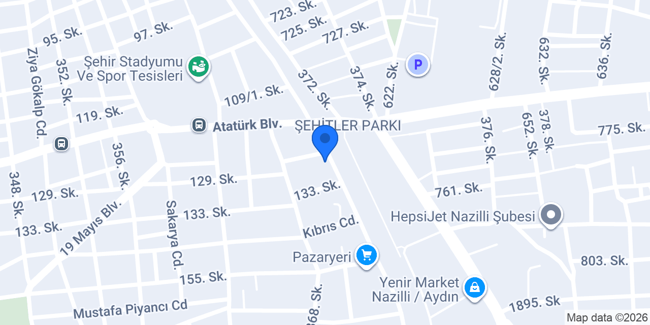 KANDEMİR OTOMOTİV konumu