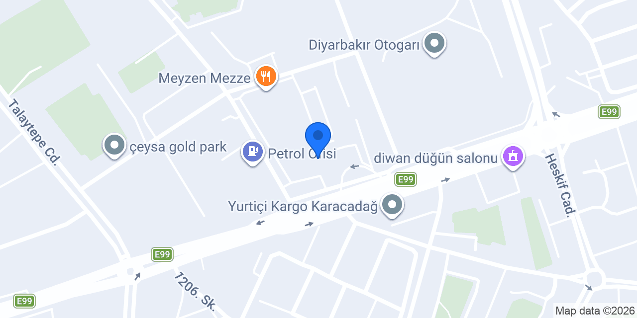 DİYARBAKIR PEDİATRİK TERAPİ MERKEZİ konumu
