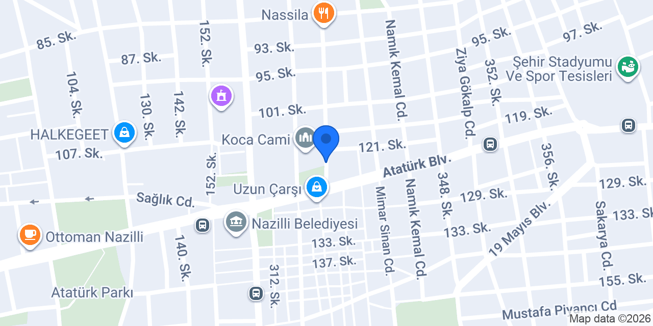 Nazilli Emniyet Taksi konumu