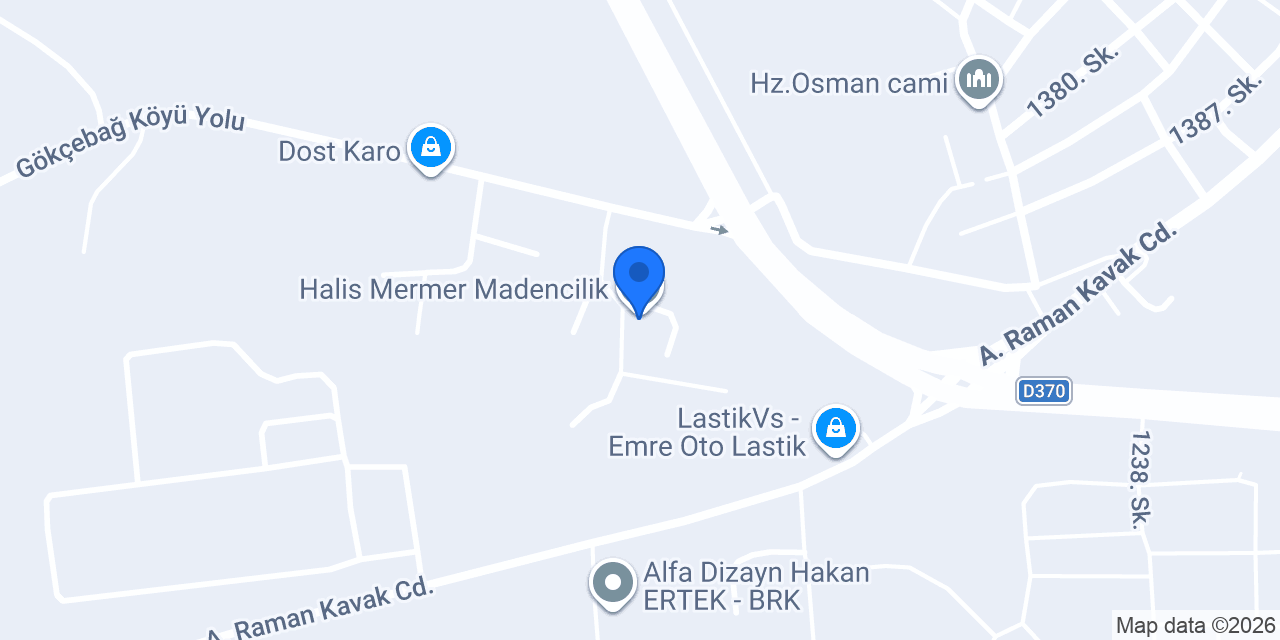 Halis Mermer Madencilik konumu