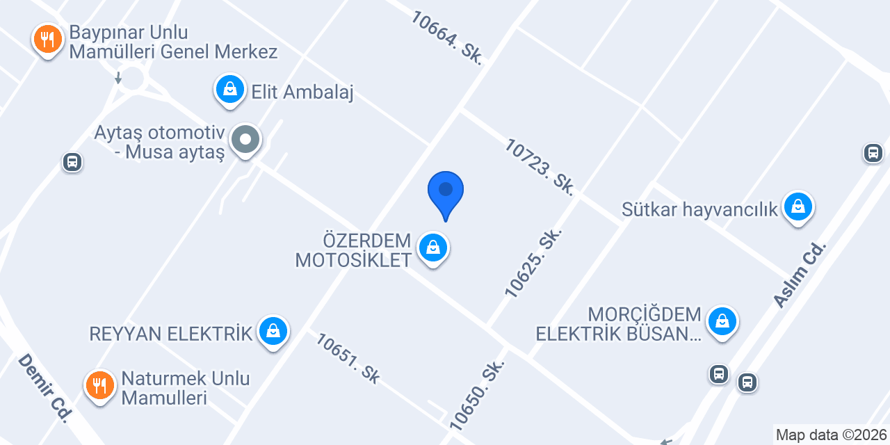 Üç Yıldız Çelik konumu
