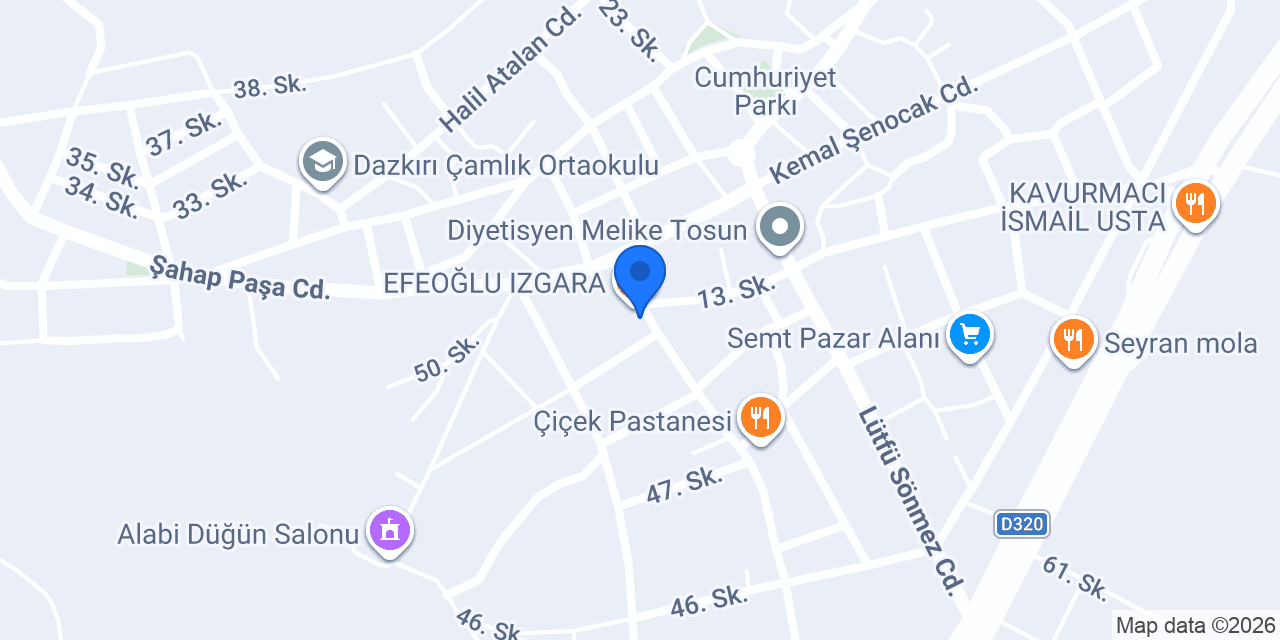 Özdemir Elektrik konumu