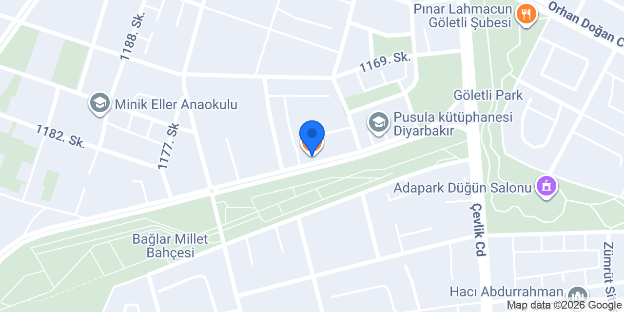 Aruse 2 Lahmacun/Pide&Et Döner Salonu konumu