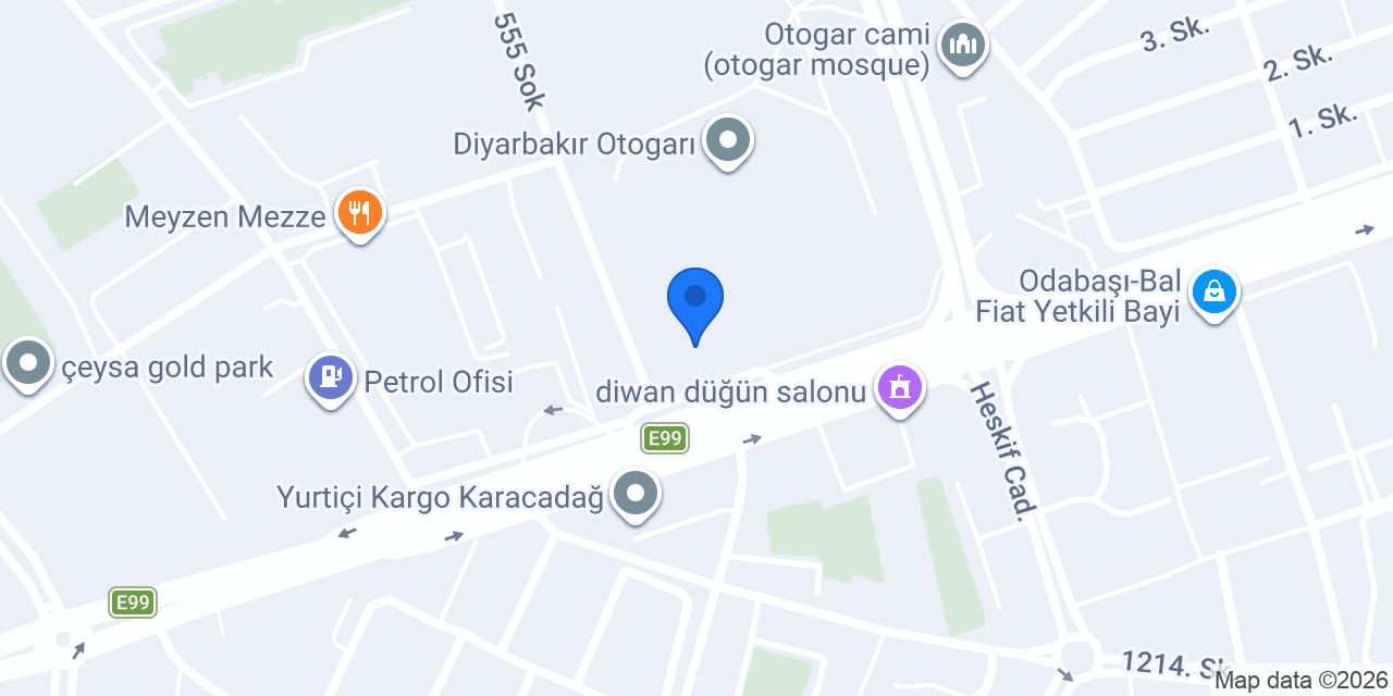 Has Diyarbakır konumu