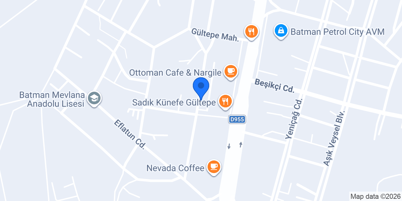 Salon Yunus Çetinoğlu konumu
