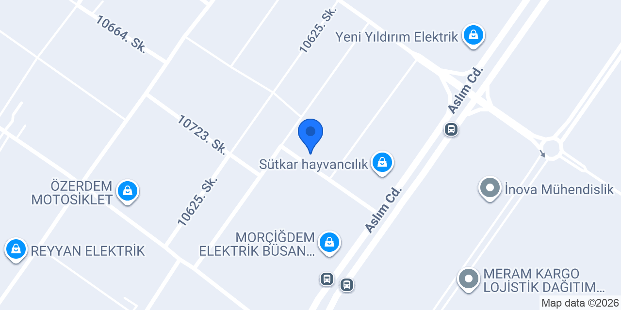 Orion Seker Dis Ticaret konumu