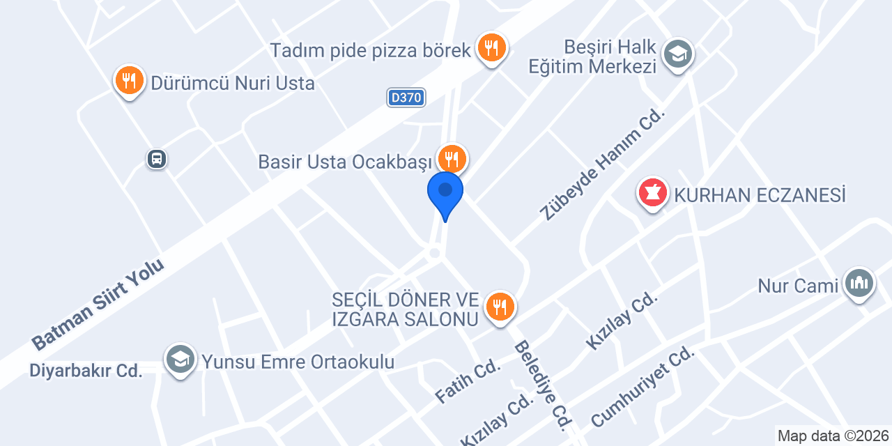 ALİOĞLU İNŞAAT konumu