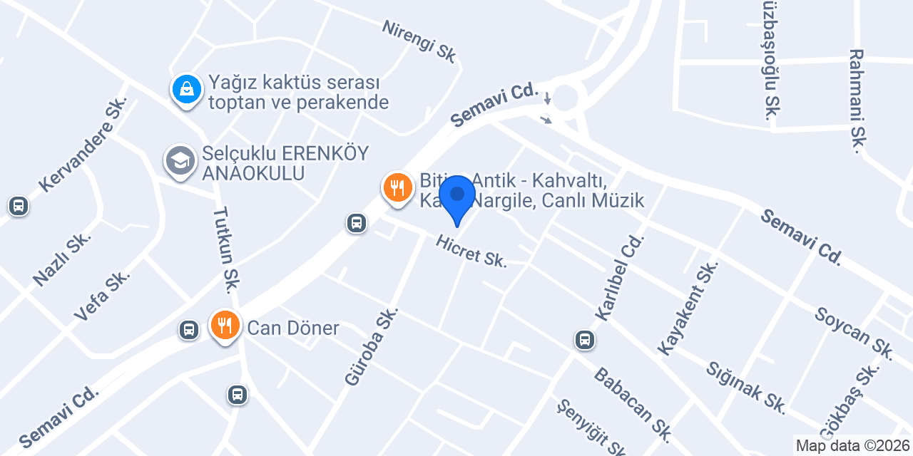 Çetnevir Çadırı (Bitim Antik) konumu