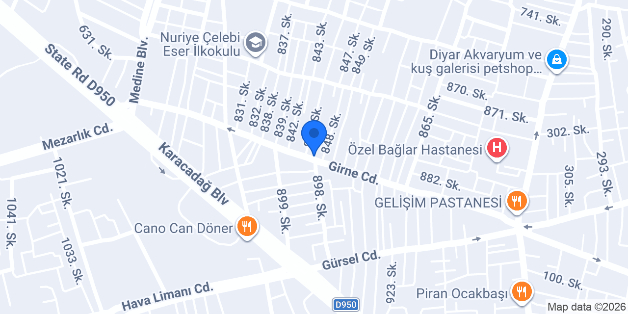Yiğitkan Eczanesi konumu