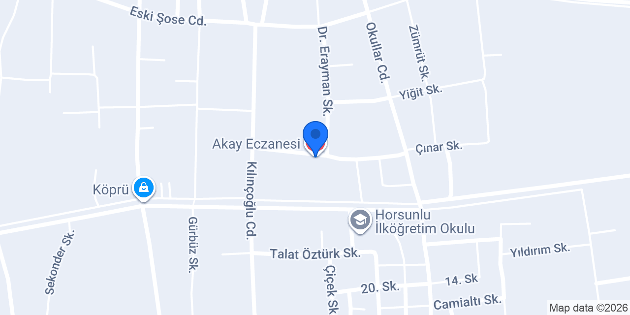 Akay Eczanesi konumu
