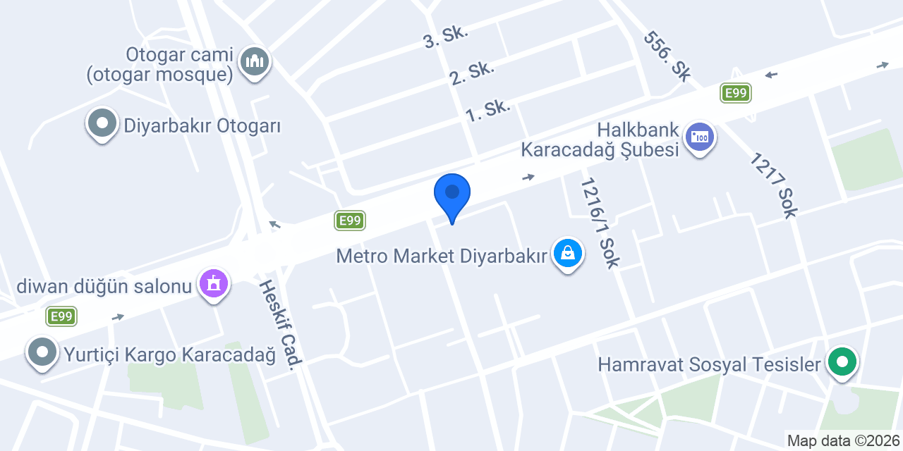 Özkılıç Grup konumu
