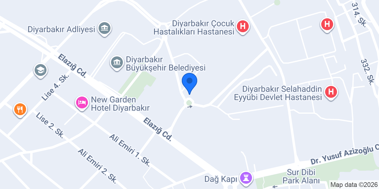 Babel Spa - Diyarbakır Masaj Salonu konumu