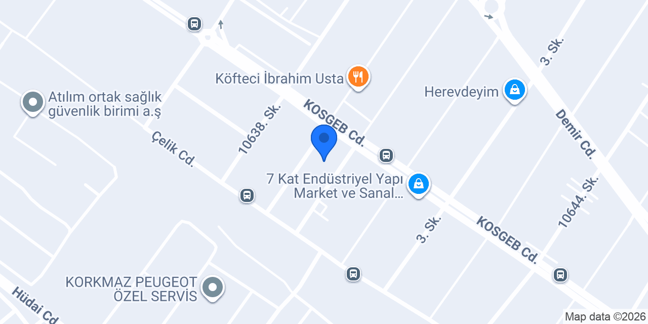 Fatih Etliekmek Büsan San.Şubesi konumu